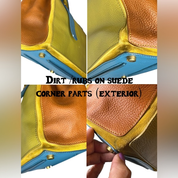 94 Saint Laurent's YSL Muse Multicolor Leather Handbag - Picture 6 of 16